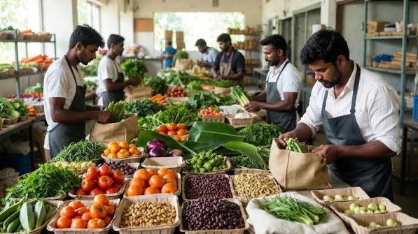 organic food without plastic shopping